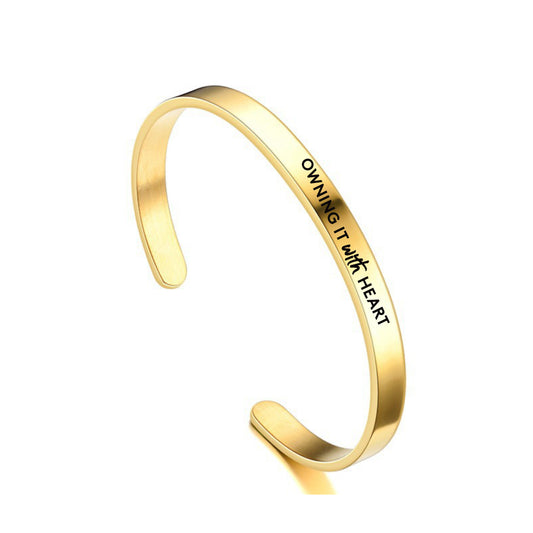 Owning It with Heart Bangle